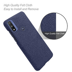 Coque en TPU anti-empreintes digitales bleu pour votre Motorola G Pure