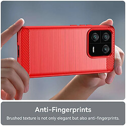 Acheter Htdmobiles Coque pour Xiaomi 13 Pro 5G - housse etui silicone gel carbone + verre trempe - ROUGE