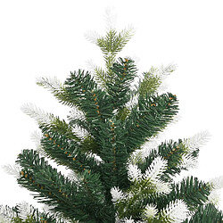 Acheter vidaXL Sapin de Noël artificiel à charnières avec neige floquée 210 cm