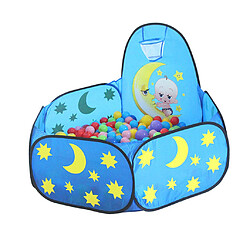 star moon ball pit playpen jouer tente mer boule piscine jouet avec panier de basket