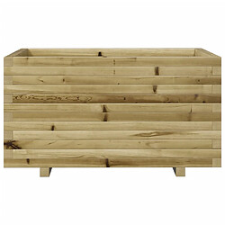 Acheter vidaXL Jardinière 90x60x49,5 cm bois de pin imprégné