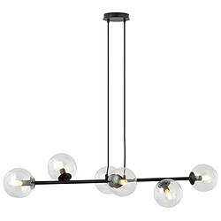 EPIKASA Suspension Rossi, Noir, Acier, 110x100x30 cm