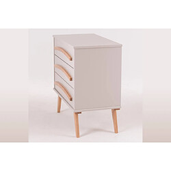 DECOPIN commode slow-living 3 tiroirs elin - lin uni