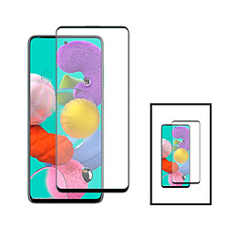 PHONECARE Kit 2 Film Verre Trempé 5D Full Cover pour Xiaomi Poco X4 NFC - Transparent / Noir