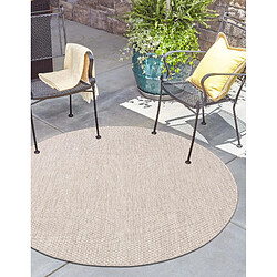 Hadorn Tapis d'Extérieur - 185x185 - Beige - Tulum