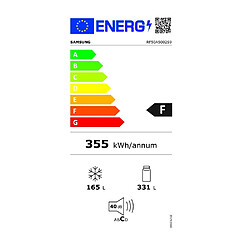 Réfrigérateur américain 82cm 496l nofrost - rf50a5002s9 - SAMSUNG