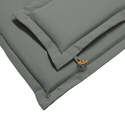 Acheter Beliani Lot de 2 coussins en tissu gris graphite pour chaises de jardin TOSCANA/JAVA