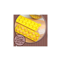 Moule à friandises en silicone - VENTEO - 12 sucettes à la fois - Lavable au lave vaisselle - Résistant/antiadhésif