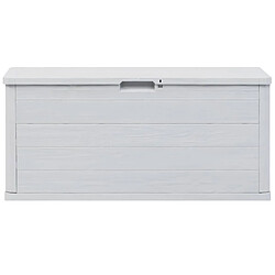 Avis Helloshop26 Coffre boîte meuble de jardin rangement 280 litres gris clair 02_0013025