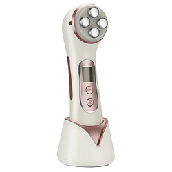 Chrono 5 in 1 Appareil de beauté Ultrason RF LED Dispositif Multifonctionnel de Beauté,Or rose