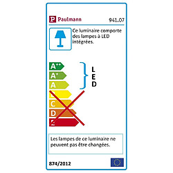 Avis Kit Câble LED PAULMANN Dc Kit MacLED 4x4W Chrome Mat 230V-12V Dc 30Va Métal