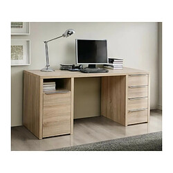 CALPE Bureau chene sonoma - L 160 cm