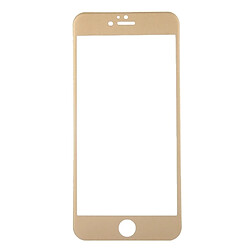 Wewoo Verre trempé or pour iPhone 6s 0.26mm 9 H + Surface Dureté 2.5D Courbée Plein Écran Couverture Anti-Explosion Film