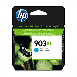 Cartouche d'Encre - Imprimante HP 903XL cyan grande capacité authentique (T6M03AE) pour HP OfficeJet Pro 6950/6960/6970