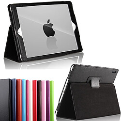 Housse nouvel Apple iPad Pro 10.5 pouces Wifi - 4G/LTE Style Cuir noire avec Stand - Etui coque noir de protection tablette 2017 / 2018 New iPad Pro 10,5 pouces - accessoires pochette XEPTIO case