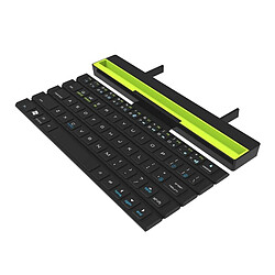 Avis Universal Clavier Bluetooth sans fil multifonctionnel avec support pliable universel téléphone portable tablette iPad réponse rapide 252x46.8x28.8mm |