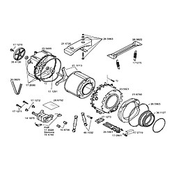 Siemens TAMBOUR COMPLET AVEC CROISILLION 215113