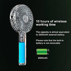 Silent shaking head handheld small fan usb charging portable fan pas cher