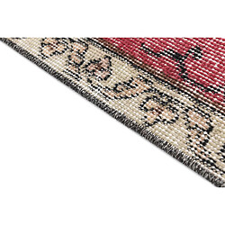 Vidal Tapis de laine 254x165 rouge Ultra Vintage pas cher