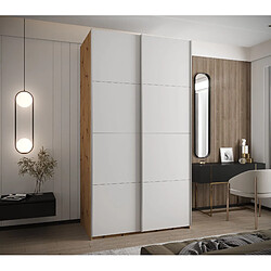 Abiks Meble Armoire à portes battantes Lux 1 245,5/140/64 2 portes