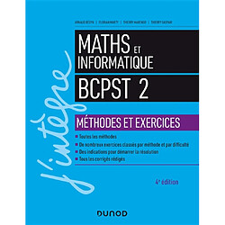 Maths et informatique BCPST 2 : méthodes et exercices