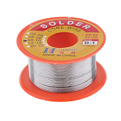 Acheter 60/40 étain Fil De Soudure Fil De Colophane Souder 2% Flux Bobine 0.8mm 50g Argent