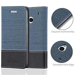 Cadorabo Coque HTC ONE M7 Etui en Bleu