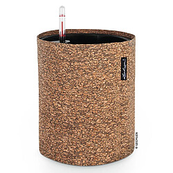 LECHUZA Jardinière TRENDCOVER 23 Cork ALL-IN-ONE Naturel foncé