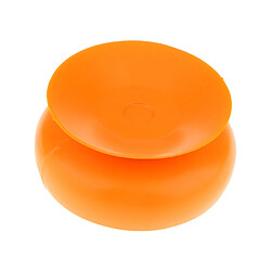 ventouse horloge murale horloge salle de bain douche silicone horloge, étanche orange pas cher