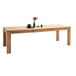 Avis Pegane Table à manger, table de repas extensible coloris chêne sauvage - Longueur 180-260 x Hauteur 77 x Profondeur 90 cm