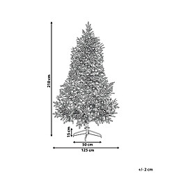 Avis Beliani Sapin de Noël pré-allumé PALOMAR 210 cm Vert