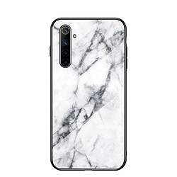 Coque en TPU combo de texture de marbre blanc pour votre Realme 6