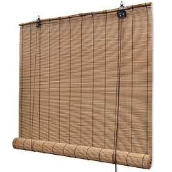 vidaXL Store roulant Bambou Marron 150x220 cm