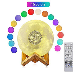 Universal Fonction d'application Coran haut-parleur LED Touch Night Light Moon Lamp Coran Musulman Koran Joueur Veilleuse Coranique