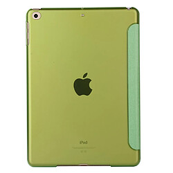 Acheter Etui en PU soie avec support tri-pliure vert pour votre Apple iPad 10.2 (2019)