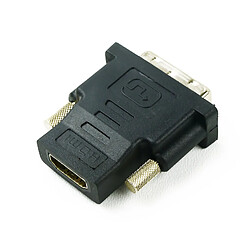 Bematik Adaptateur HDMI A femelle vers DVI-D mâle 