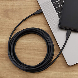 Basics Câble USB-C 2.0 vers USB-C (certifié USB-IF) - 3 mètres, Noir