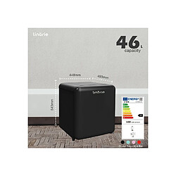 Avis Chatel Mini réfrigérateur cube vintage Linarie LK48MBBLACK 46 litres Noir