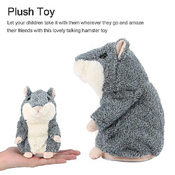 Acheter Universal Adorable Parlant Hamster Peluche Disque Hamster Jouet Animaux Jouet Gris