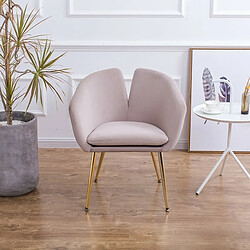 Meubler Design Chaise Design Velours Love - Velours Taupe