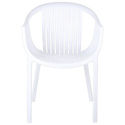 Acheter Beliani Lot de 4 chaises NAPOLI Matière synthétique Blanc