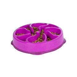 Avis Outward Hound Mini mangeoire lente pour chiens Slo Bowl Violet