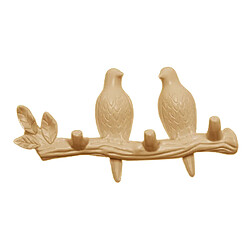 Acheter Creative Oiseaux Muraux Art Cintre Cap Titulaire De Stockage Décor À La Maison Cadeau Perle 2 Oiseau