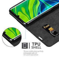 Cadorabo Coque Xiaomi Mi NOTE 10 Etui en Noir pas cher