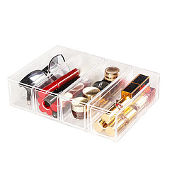 Universal Organisateur de cosmétiques Boîte de rangement polyvalente rouge à lèvres acrylique Brosse à maquillage Home Office Papeterie Boîte de rangement Stylo