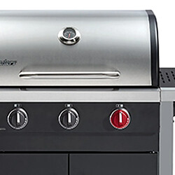 Avis Barbecue à gaz Chicago 3 R TURBO - ENDERS - 3 brûleurs dont 1 brûleur turbo zone - Surface de cuisson 60 x 42