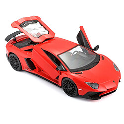 Bburago Modèle réduit de voiture : Lamborghini Aventador LP Echelle 1/24 Rouge