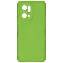 Avizar Coque Oppo Find X5 Pro Silicone Semi-rigide Finition Soft-touch Fine Vert