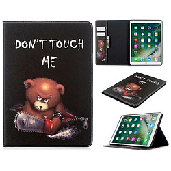 Etui en PU impression de motifs avec support ours pour votre Apple iPad 10.2 (2019)