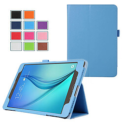 Xeptio Samsung Galaxy Tab A 9.7 pouces Cuir PU bleu avec Stand - Etui coque de protection tablette